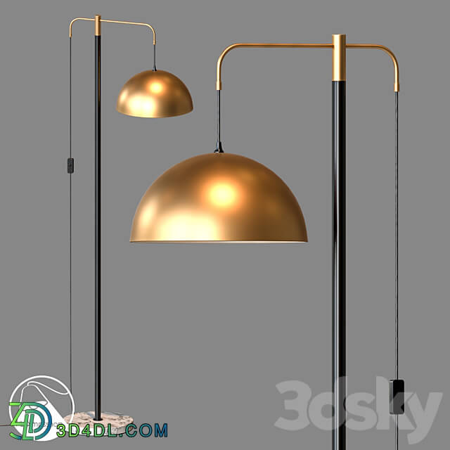 LampsShop.com T6058 Floor Lamp Soliet