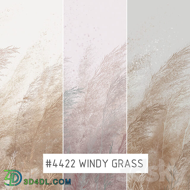 Creativille Wallpapers 4422 Windy Grass