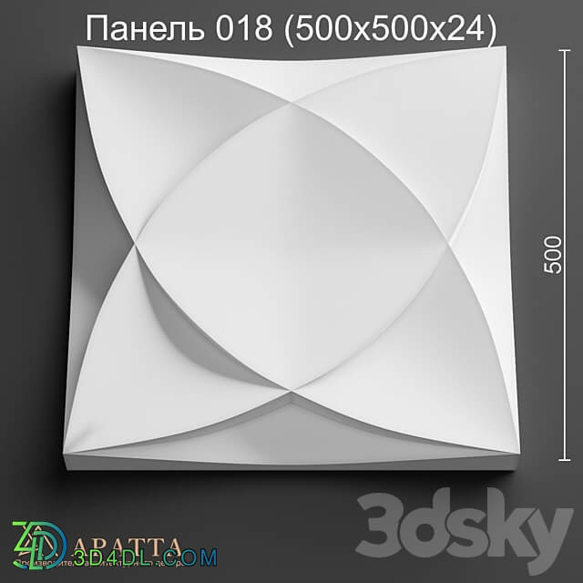 Aratta Panel 018 500x500x24 