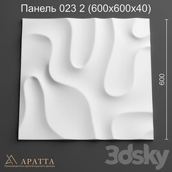 Aratta Panel 023 2 600x600x40  