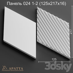 Aratta Panel 024 1 2 125x217x16  