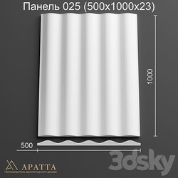 Aratta Panel 025 500x1000x23  