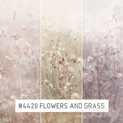 Creativille Wallpapers 4420 Flowers and Grass 