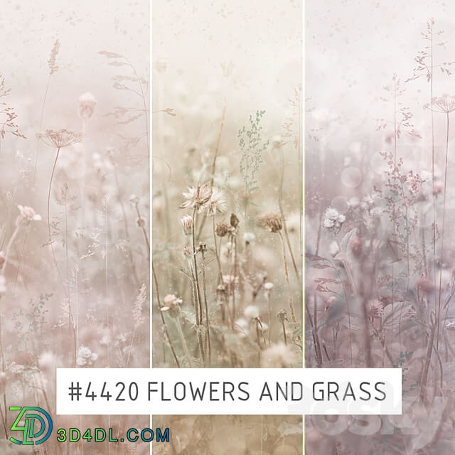 Creativille Wallpapers 4420 Flowers and Grass