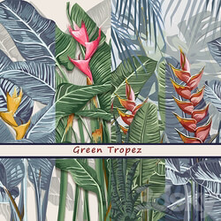 Designer wallpaper Green Tropez pack 1 