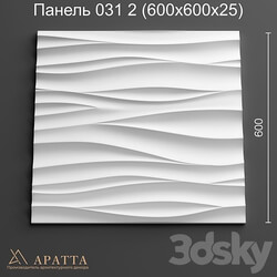 Aratta Panel 031 2 600x600x25  