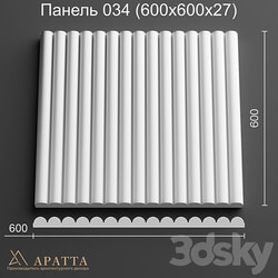 Aratta Panel 034 600x600x27  