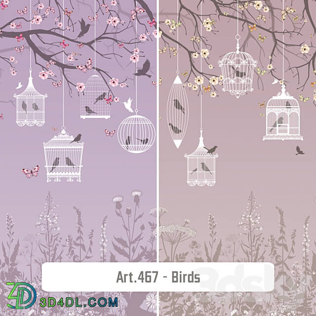 Wallpapers Art.467 Birds