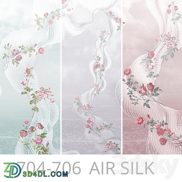 Wallpapers Air silk Photo wallpaper Panels Fresco Print Texture