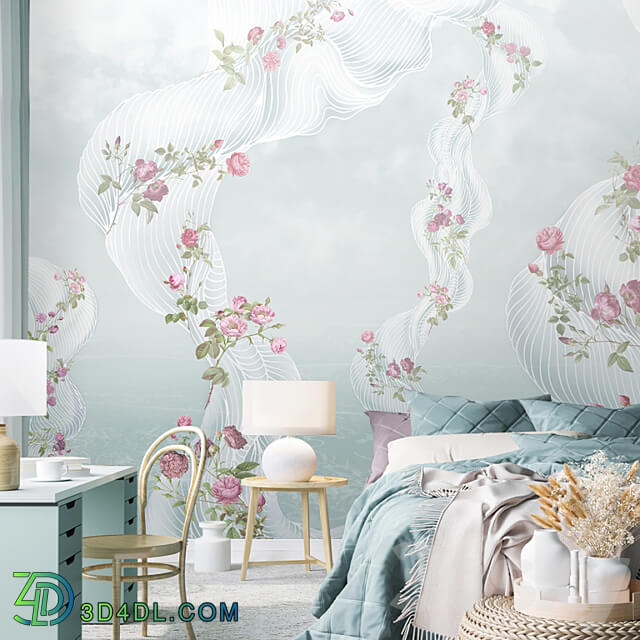 Wallpapers Air silk Photo wallpaper Panels Fresco Print Texture