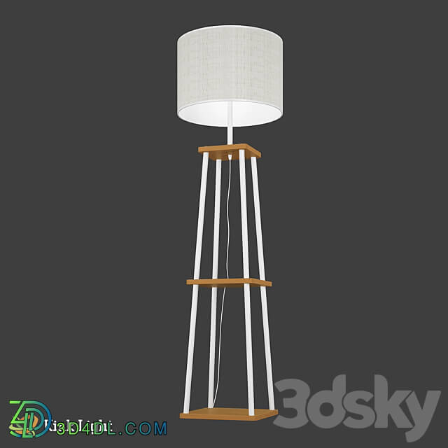 Floor lamp - Floor lamp Alicante white 07098_01