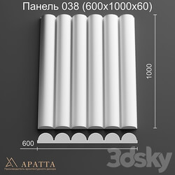 Aratta Panel 038 600x1000x60  