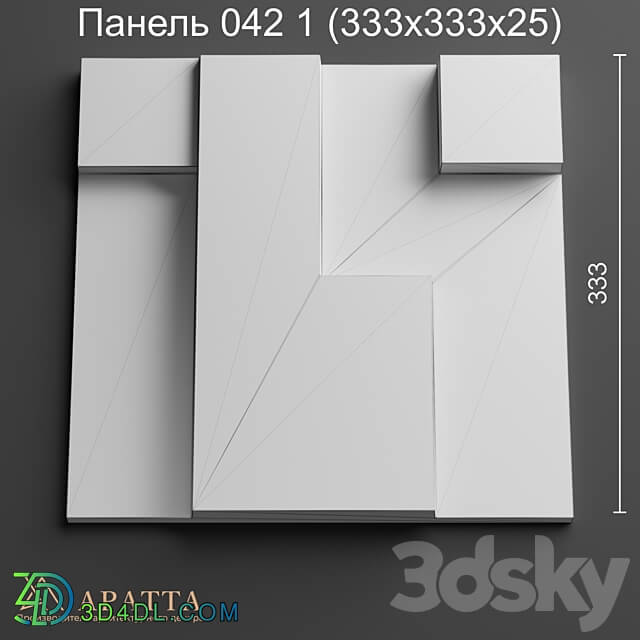 Aratta Panel 042 1 333х333х25 