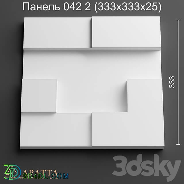 Aratta Panel 042 2 333х333х25 
