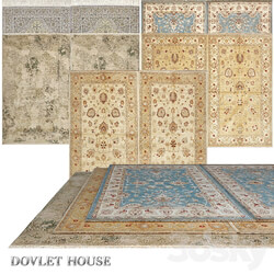 Double carpets DOVLET HOUSE 5 pieces part 606  