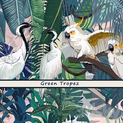 Designer wallpaper Green Tropez pack 2 