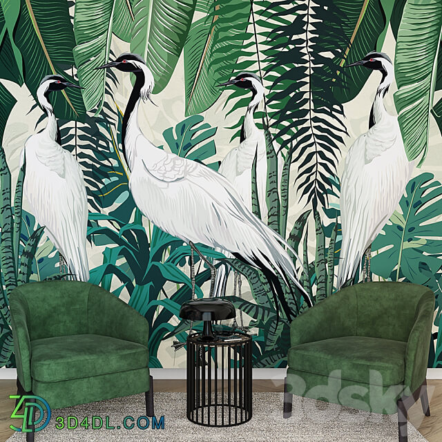 Designer wallpaper Green Tropez pack 2