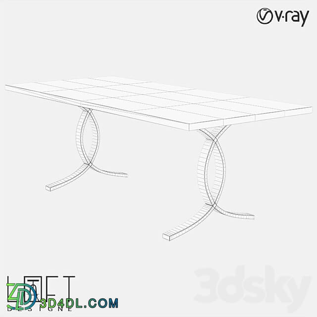 Table - Table LoftDesigne 6847 model