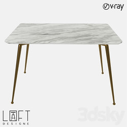 Table - Table LoftDesigne 60051 model 