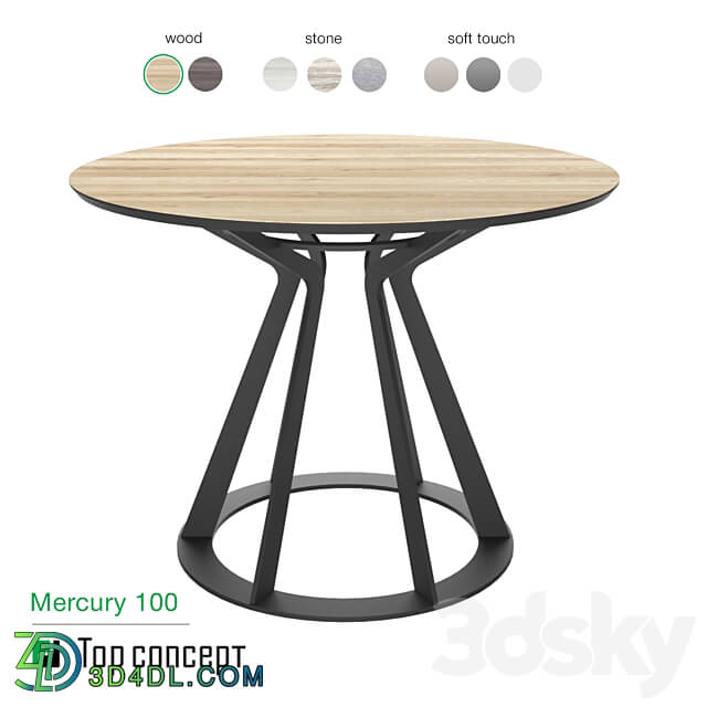 Table - Round table Mercury 100