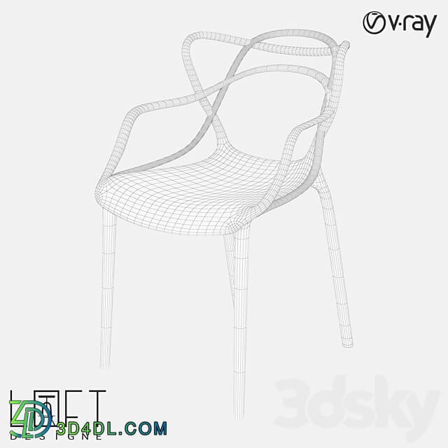 Chair - Chair LoftDesigne 3668 model