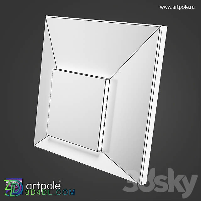 3D panel - ОМ 3D panel MALEVICH LED
