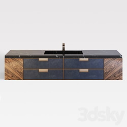 Bathroom furniture - STORE 54 Wall hung vanity unit - Trio 