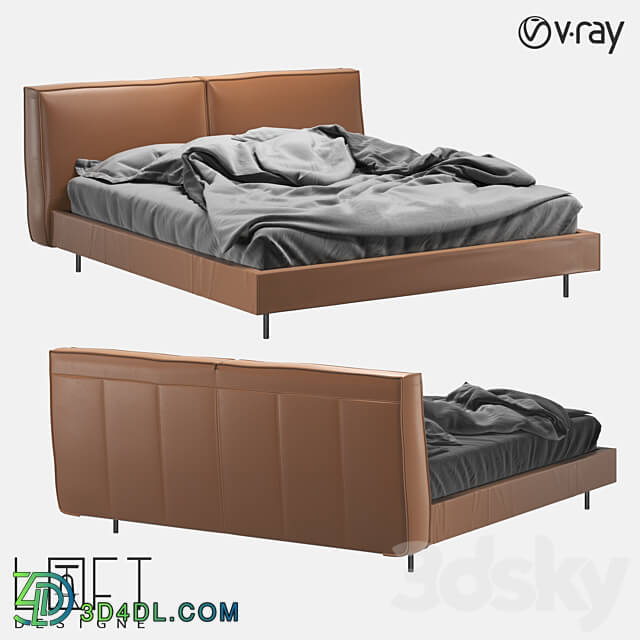 Bed - LoftDesigne 2934 model bed