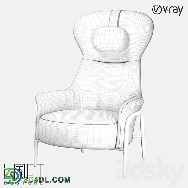 Arm chair - Armchair LoftDesigne 10839 model