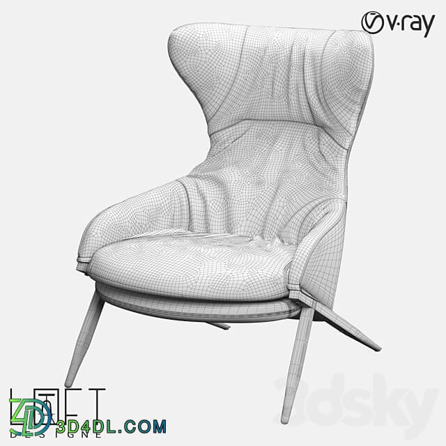 Arm chair - Armchair LoftDesigne 10844 model