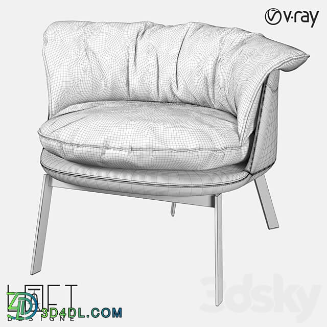 Arm chair - Armchair LoftDesigne 36555 model