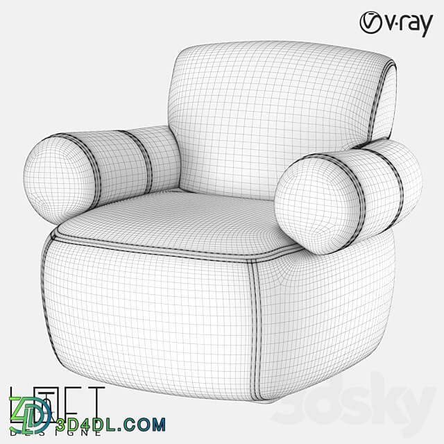 Arm chair - Armchair LoftDesigne 36559 model