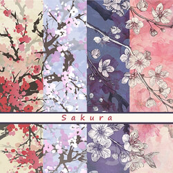 Designer wallpaper Sakura pack 1 