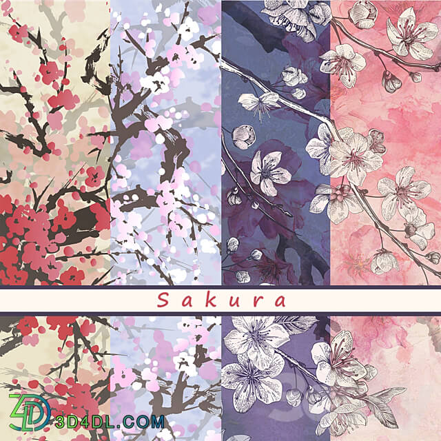 Designer wallpaper Sakura pack 1