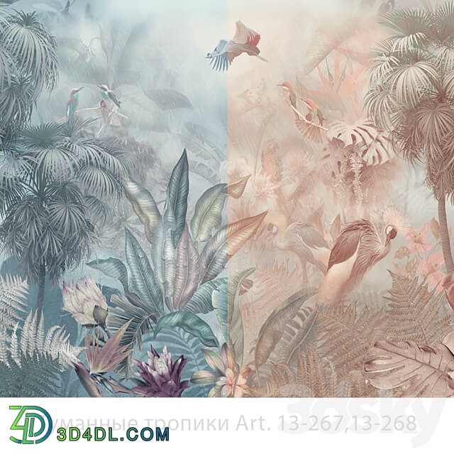 Wall covering - Photowall-paper MasterFresok Art. 13-267_ 13-268 Foggy Tropics OM