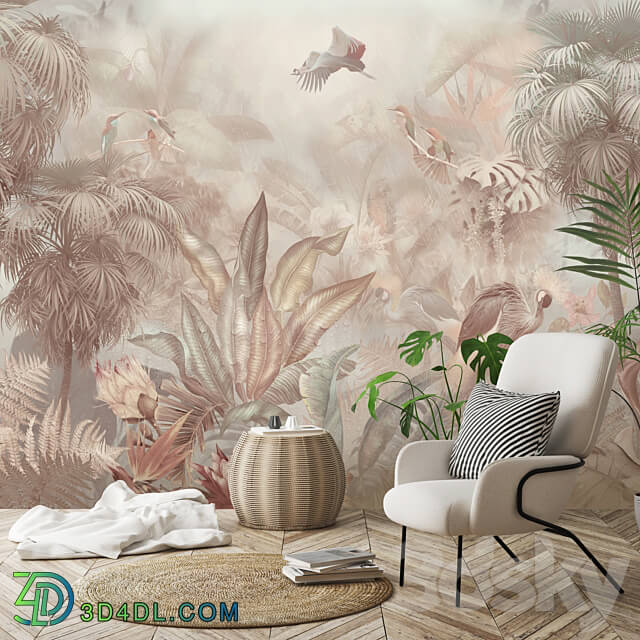 Wall covering - Photowall-paper MasterFresok Art. 13-267_ 13-268 Foggy Tropics OM