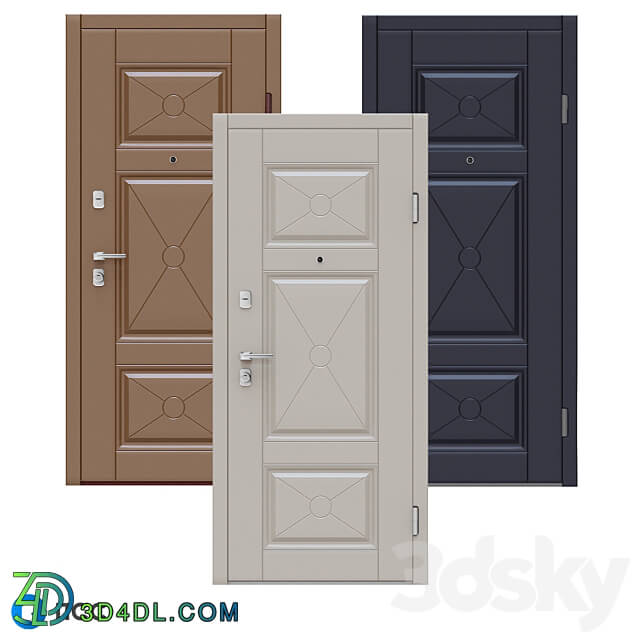 Doors - OM Entrance door Classic _Cross-63_ - PSS