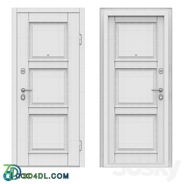 Doors - OM Entrance door ECO _ECO-74_ - PSS