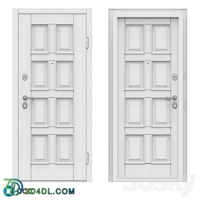 Doors - OM Entrance door ECO _ECO-81_ - PSS