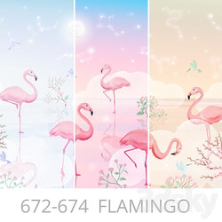 Wall covering - Wallpapers _ Flamingo _ Wallpaper _ Panels _ Fresco 