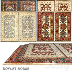 Double carpets DOVLET HOUSE 4 pieces part 672  