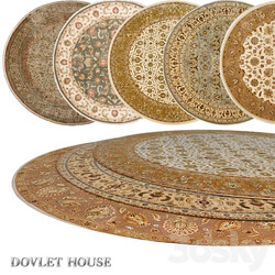 Round carpets DOVLET HOUSE 5 pieces part 20  