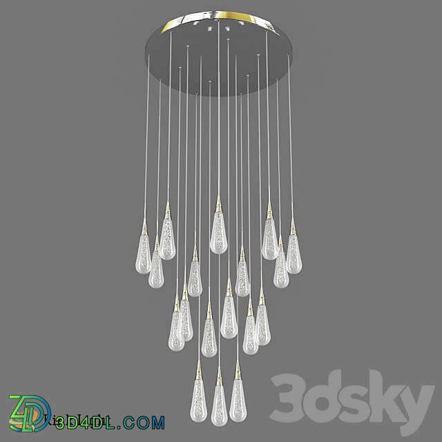 Pendant light - Suspension Gutta chrome 07861-18A_ 02