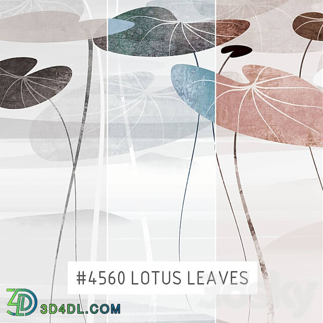 Creativille Wallpapers 4560 Lotus Leaves