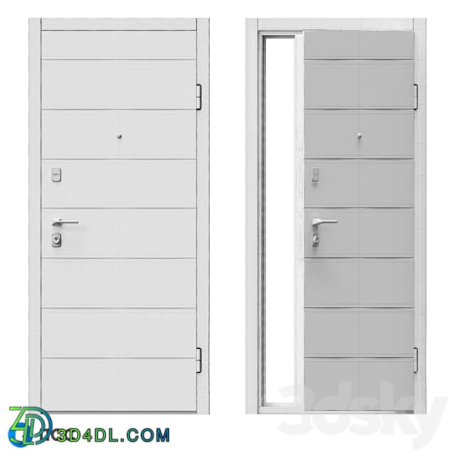 Doors - OM Entrance door LINE _LINE-87_ - ПСС