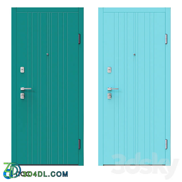 Doors - OM Entrance door LINE _LINE-102_ - ПСС