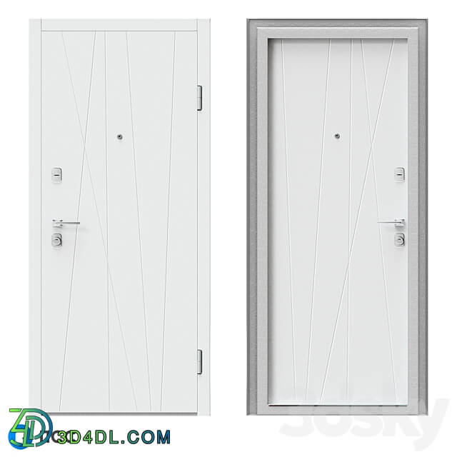 Doors - OM Entrance door LINE _LINE-104_ - ПСС