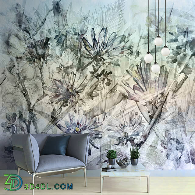 Designer wallpaper Aquarelle pack 2