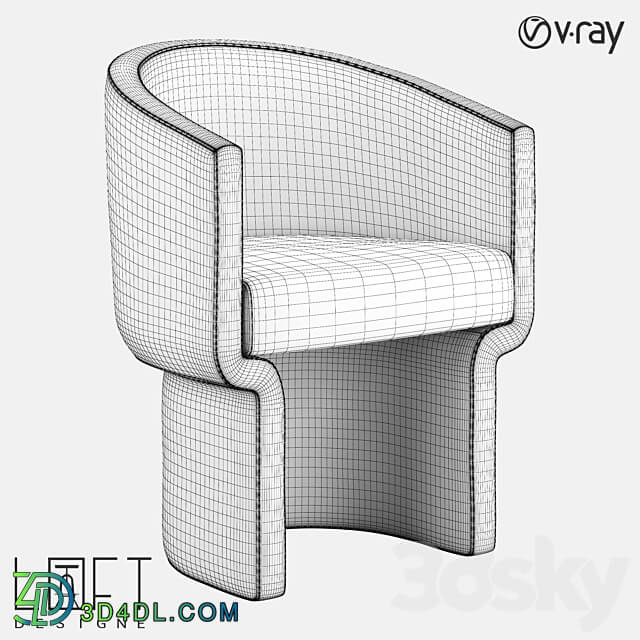 Chair - Chair LoftDesigne 2880 model