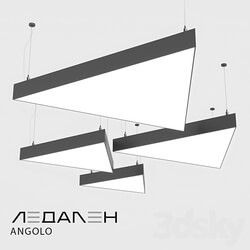 Pendant light - Triangular lamp ANGOLO 